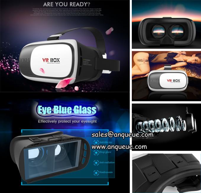 3d VR box glasses for ios android smartphone watch movies and play games