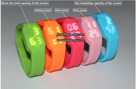 Fashion Colorful Digital Watch Waterproof Wristwatch Rubber Band