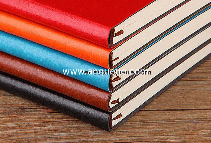 Custom agenda diary, Cheap A5 pu leather notebook with elastic band