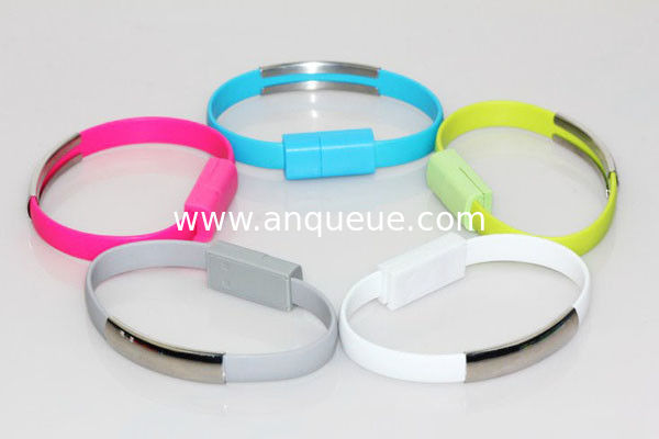 Fast Charging Cable,Sync Android,Micro USB Bracelet Data Cable