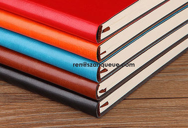 Custom agenda diary, Cheap A5 pu leather notebook with elastic band