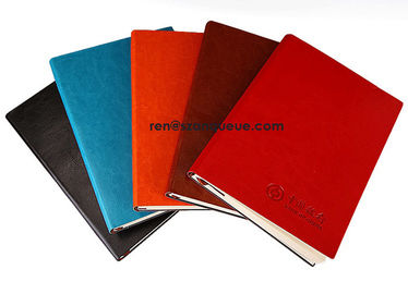 Custom agenda diary, Cheap A5 pu leather notebook with elastic band